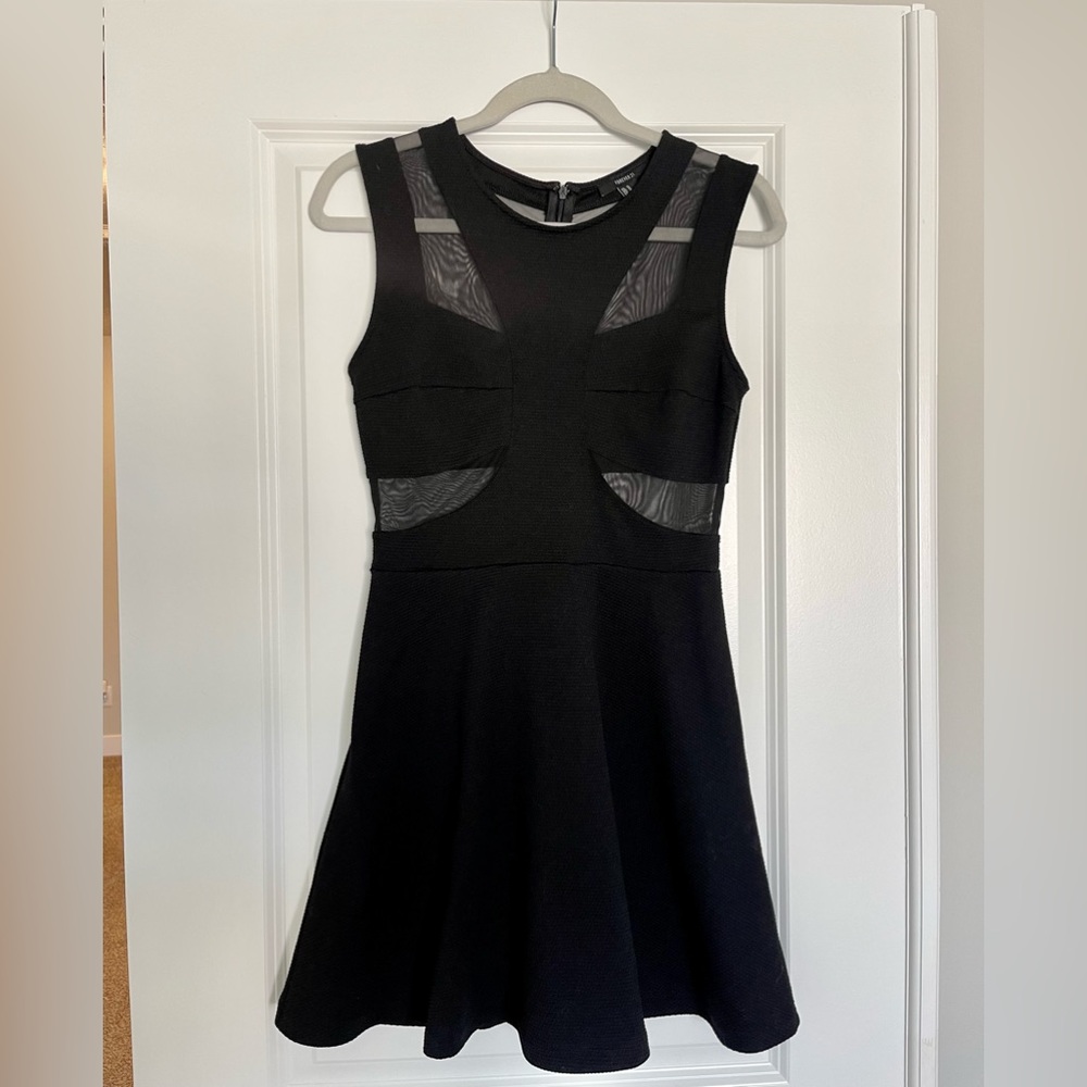 Forever 21 Little Black Dress - Sheer